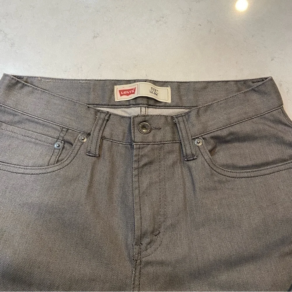 Levis 511 Jeans Boys 18 Reg 29x29 Gray Slim Fit - Picture 2 of 8